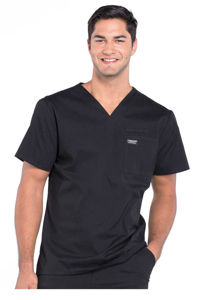 Cherokee Workwear Professionals Men's V-Neck 1