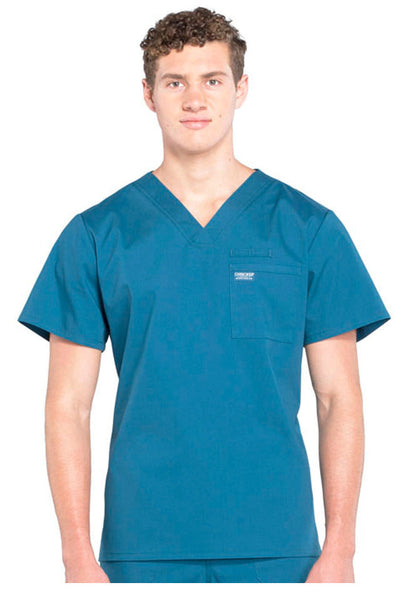 Cherokee Workwear Professionals Men's V-Neck 1