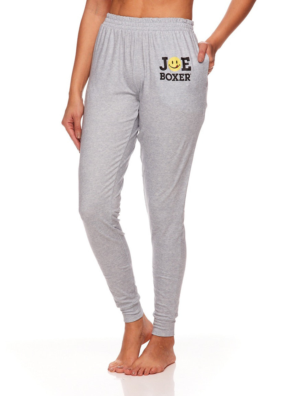 Joe Boxer Women's2-Pack Block Logo Print Jogger Pant Set