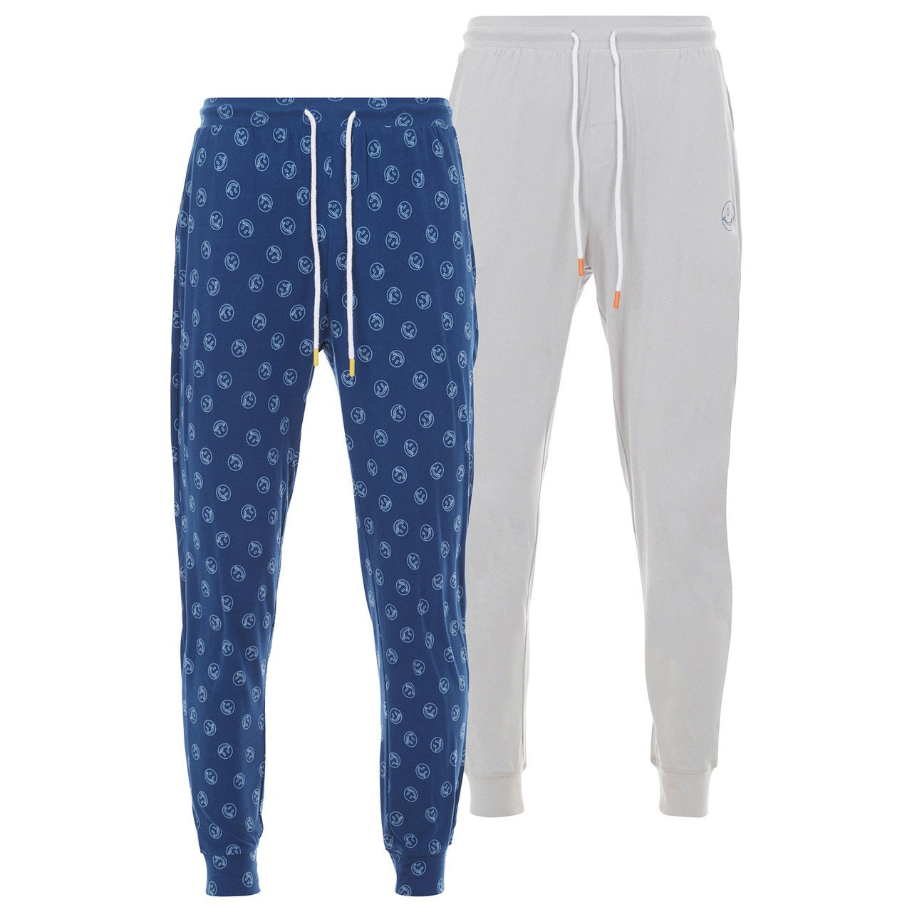 Joe Boxer Men's 2-Piece Blue/Gray Moisture Wicking Jogger Set