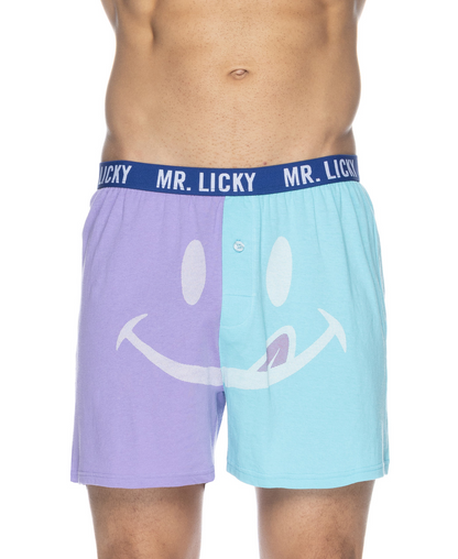 Joe Boxer Men's 2-Pack "Mr Licky" 100% Cotton Knit Boxers