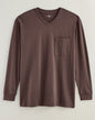 BLAIR John Blair Everyday Jersey Knit Long-Sleeve Pocket V-Neck Tee Top 2