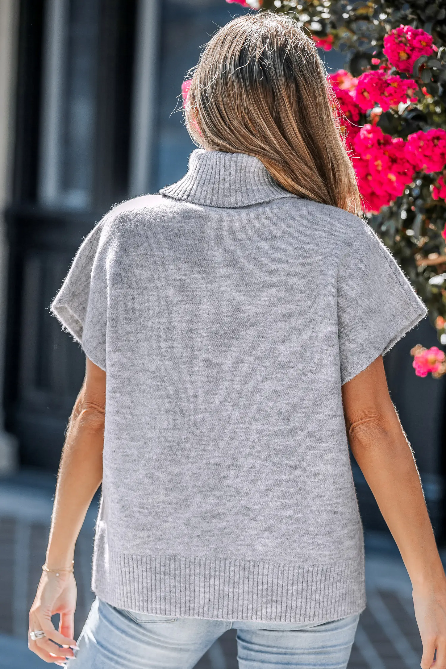 Cupshe Short Sleeve Knit Turtleneck (x2)