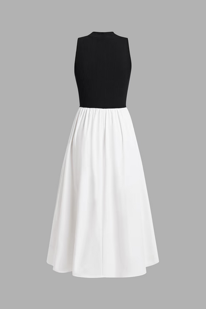 Cupshe Black High Neck Tank & White Skirt Maxi Dress (x2)