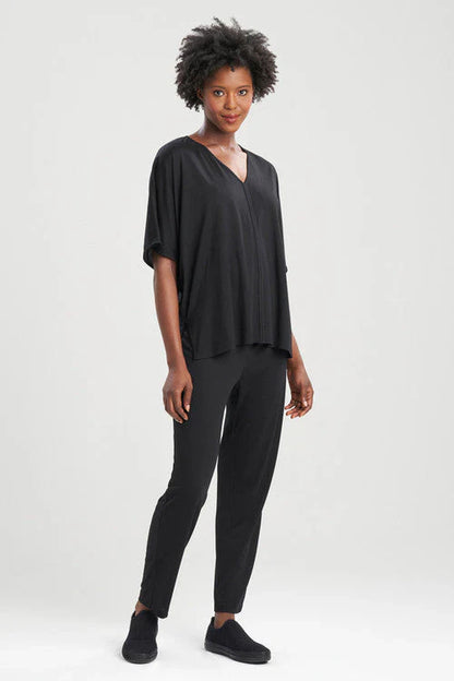 Natori Shangri-La Caftan PJ - Black