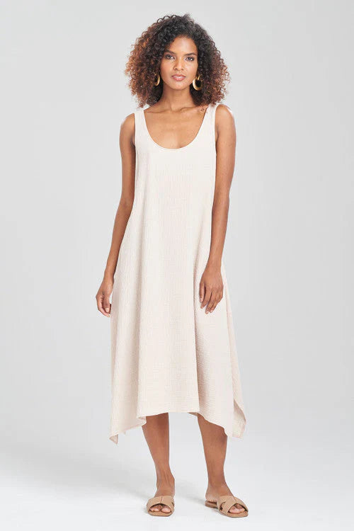 Natori Onsen Short Slip Dress - Sand Dune