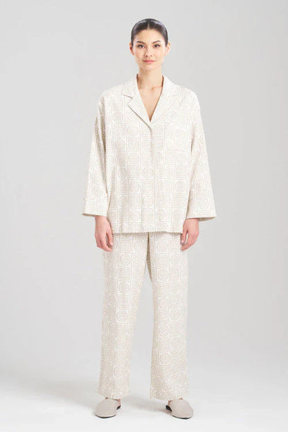 NATORI Flannel Infinity Notch PJ