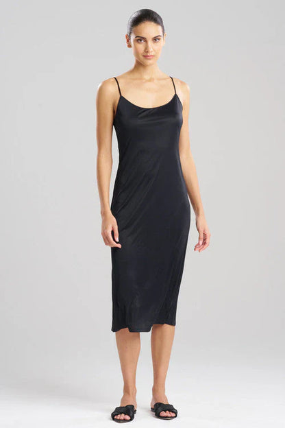 NATORI Body Doubles Low Back Slip Dress