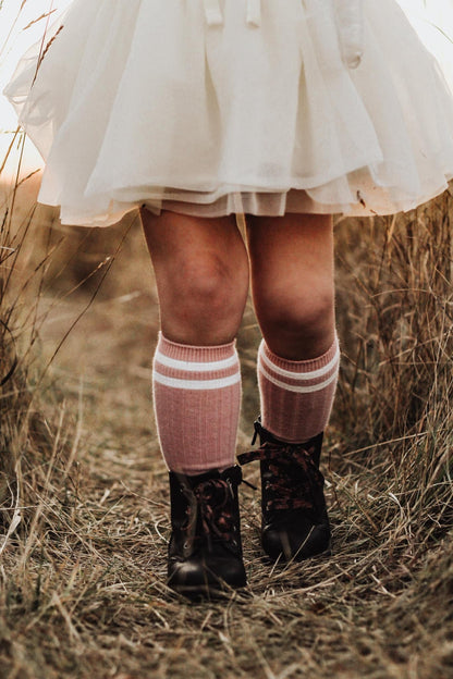 Little Love Bug Co. LLB Striped Knee High Socks