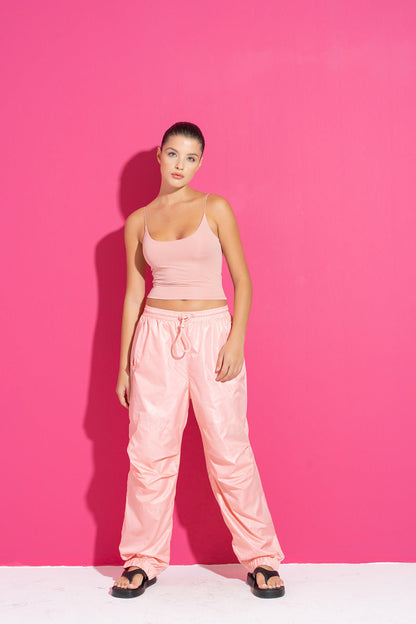Kikiriki Women's Lilac Wind Joggers With Pockets