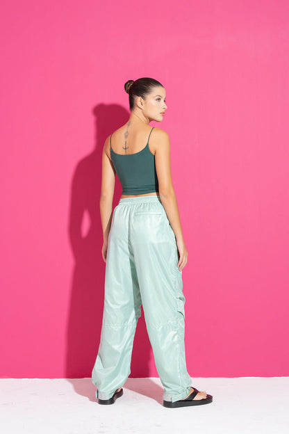 Kikiriki Women's Lilac Wind Joggers With Pockets