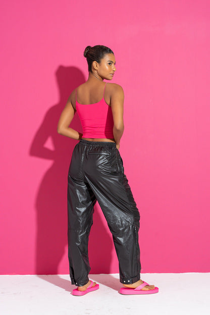 Kikiriki Women's Lilac Wind Joggers With Pockets