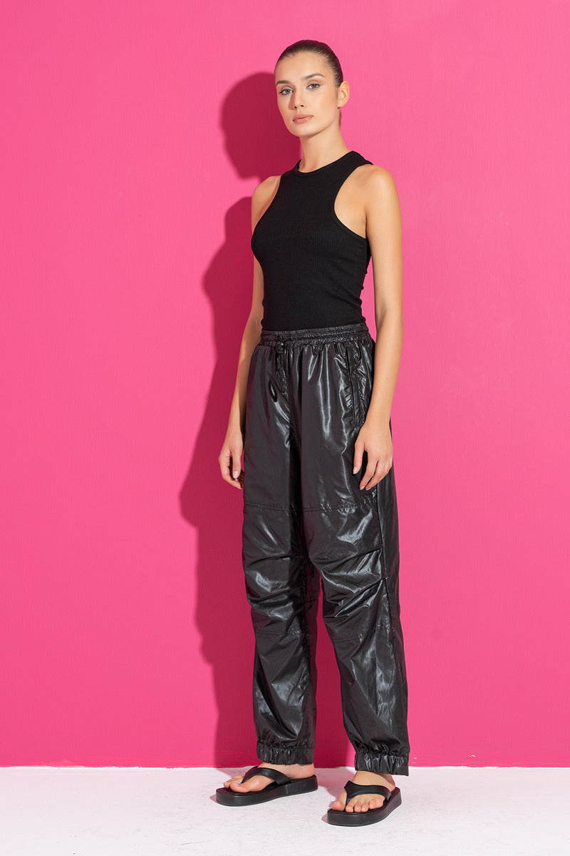 Kikiriki Women's Lilac Wind Joggers With Pockets