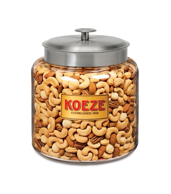 Koeze Holiday Reception – Mixed Nuts with Macadamias - 8 lb. Jar