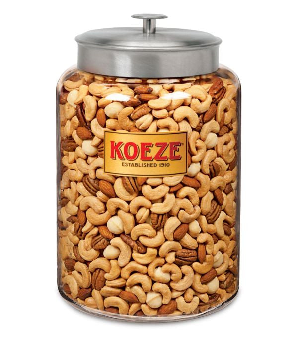 Koeze Office Party – Mixed Nuts with Macadamias - 12 lb. Jar