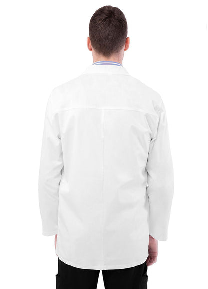 Adar Mens 31" Snap Front Lab Coat