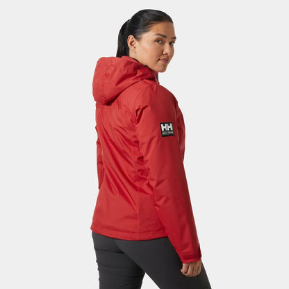 Helly Hansen Women’s Crew Hooded Midlayer Jacket 2.0 - 162 RED