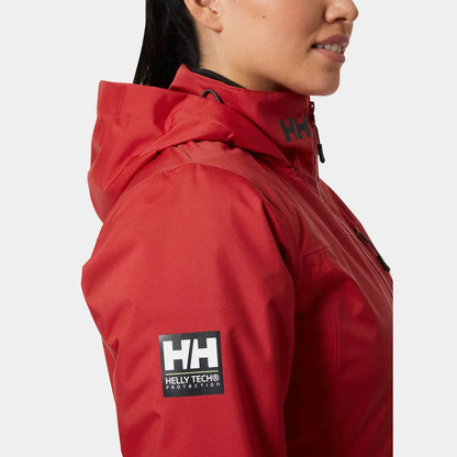 Helly Hansen Women’s Crew Hooded Midlayer Jacket 2.0 - 162 RED