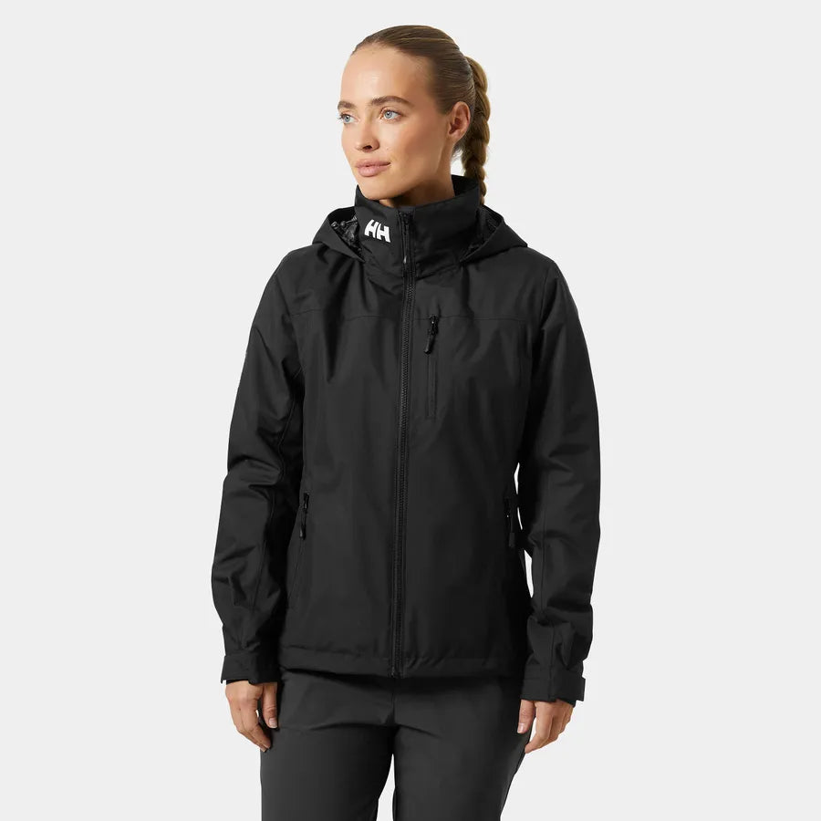 Helly Hansen Women’s Crew Hooded Midlayer Jacket 2.0 - 990 BLACK