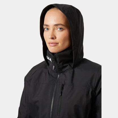 Helly Hansen Women’s Crew Hooded Midlayer Jacket 2.0 - 990 BLACK