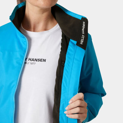 Helly Hansen Women’s Crew Midlayer Jacket 2.0 - 645 CYAN