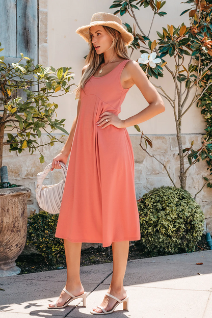 Cupshe Coral Midi Dress(x2)