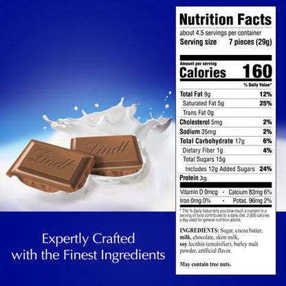 Lindt Chocolate Milk Chocolate CLASSIC RECIPE Bar (4.4 oz)