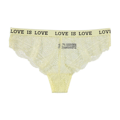 Joe Boxer Women's 3-Piece Logo Band Lace Tanga Set