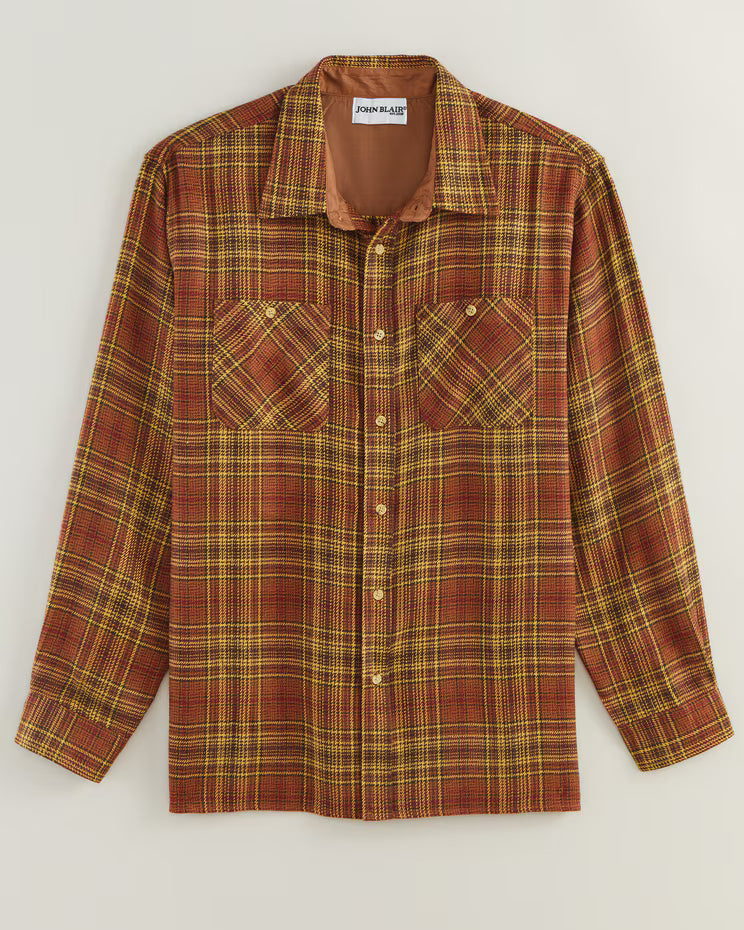 BLAIR John Blair Classic Flannel Shirt