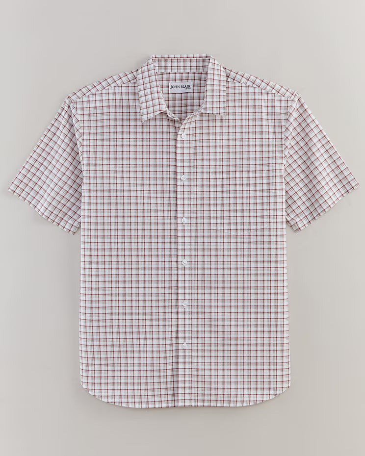BLAIR John Blair Classics Short-Sleeve Print Shirt