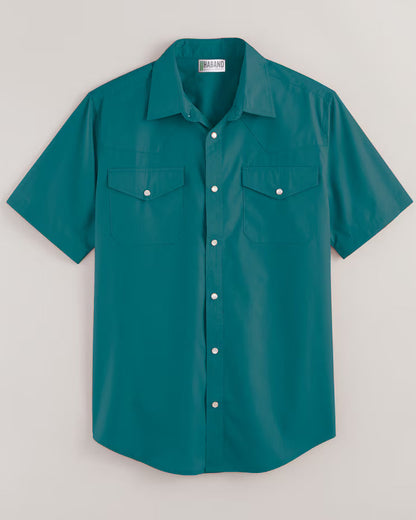 BLAIR Haband Snap-Tastic Western Shirt Top 2