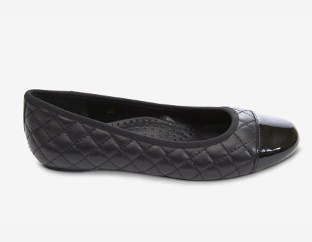 Marmi Shoes Women's VANELi Serene - Black Nappa Double Wide