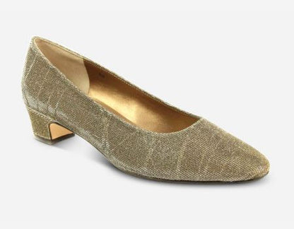 Marmi Shoes Women's VANELi Astyr - Platinum Nizza Metallic Fabric