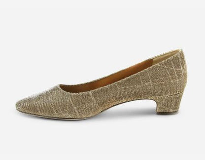 Marmi Shoes Women's VANELi Astyr - Platinum Nizza Metallic Fabric