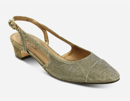 Marmi Shoes Women's VANELi Aliz - Platinum Nizza Metallic Fabric