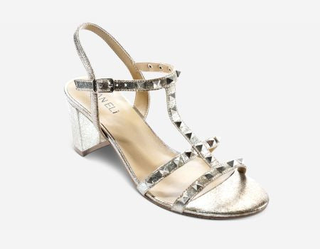 Marmi Shoes Women's Vaneli Midge - Pale Platino Distressed Metallic