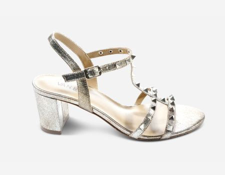 Marmi Shoes Women's Vaneli Midge - Pale Platino Distressed Metallic