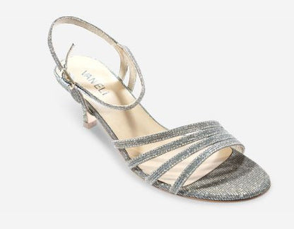 Marmi Shoes Women's Vaneli Mimi - Platinum Nizza Fabric