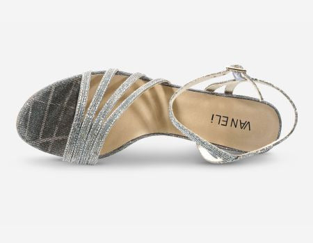 Marmi Shoes Women's Vaneli Mimi - Platinum Nizza Fabric