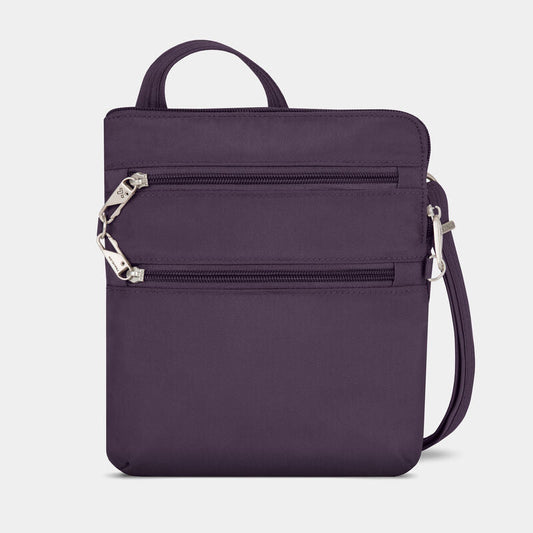 Travelon Anti-Theft Classic Slim Double Zip Crossbody