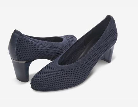 Marmi Shoes Women's Vaneli Darrie - Navy Stretch Knit