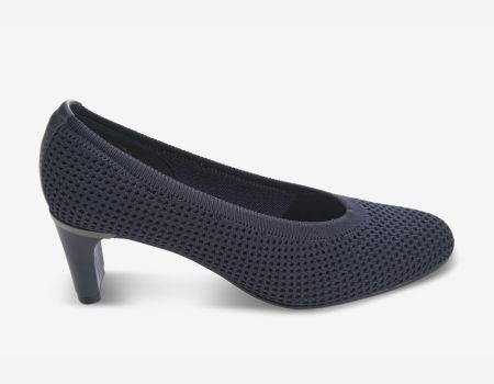 Marmi Shoes Women's Vaneli Darrie - Navy Stretch Knit