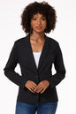 Cato Fashions Women's Solid Ponte Blazer