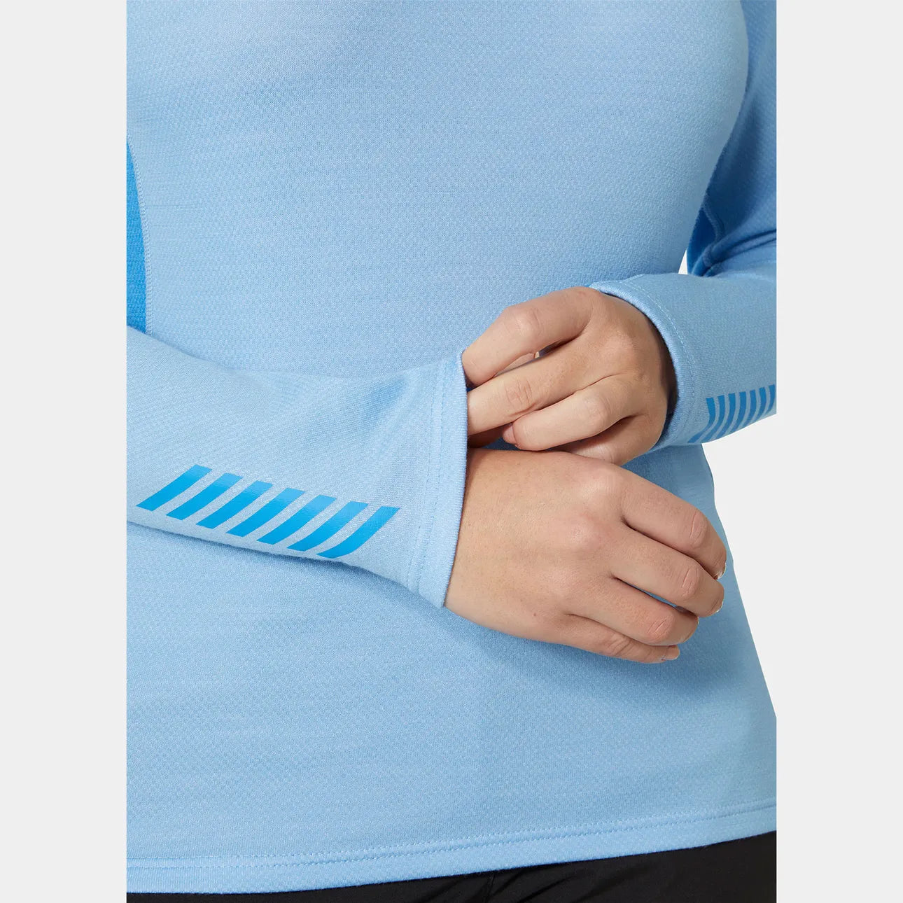 Helly Hansen Women's LIFA Merino Midweight Half-Zip Base Layer - 627 BRIGHT BLUE