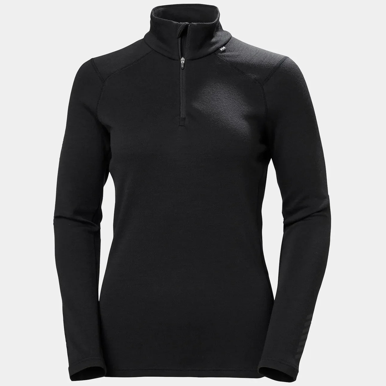Helly Hansen Women's LIFA Merino Midweight Half-Zip Base Layer - 990 BLACK