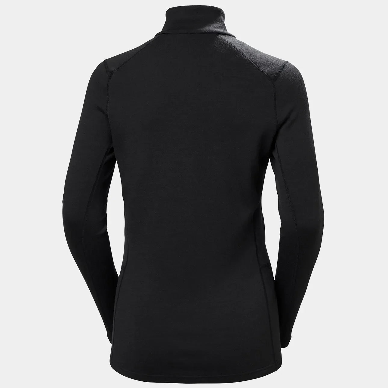 Helly Hansen Women's LIFA Merino Midweight Half-Zip Base Layer - 990 BLACK