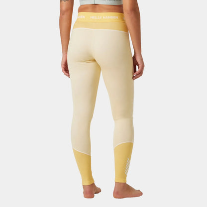 Helly Hansen Women's LIFA Merino Midweight 2-In-1 Base Layer Pants - 367 YELLOW CREA