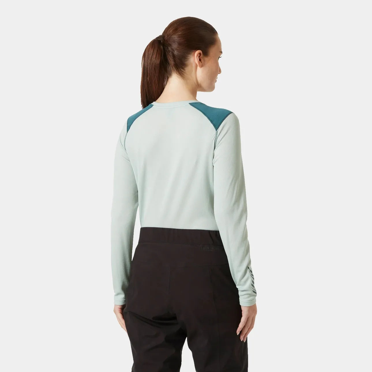 Helly Hansen Women's LIFA ACTIVE Crew Base Layer - 462 GREEN MIST
