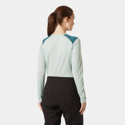 Helly Hansen Women's LIFA ACTIVE Crew Base Layer - 462 GREEN MIST