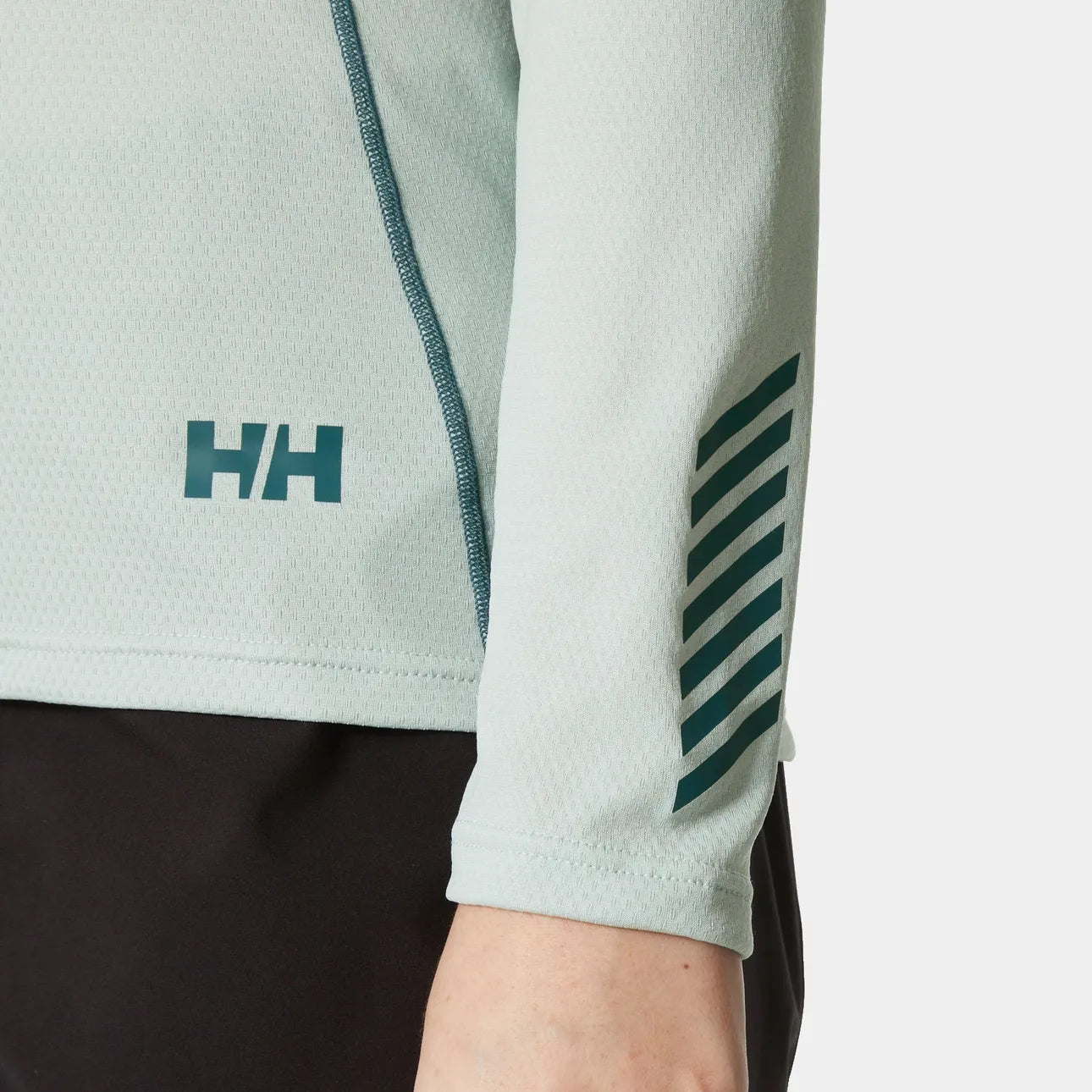 Helly Hansen Women's LIFA ACTIVE Crew Base Layer - 462 GREEN MIST